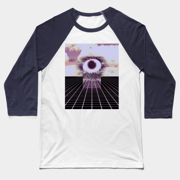 virtual loneliness Baseball T-Shirt by Alheak